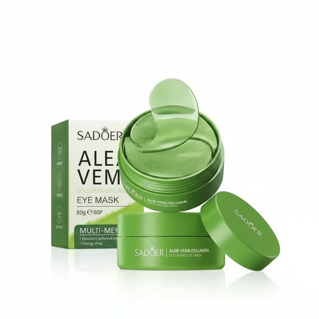 Aloe Vera Collagen Eye Mask – Reduce Dark Circles, Puffiness & Fine Lines in Minutes