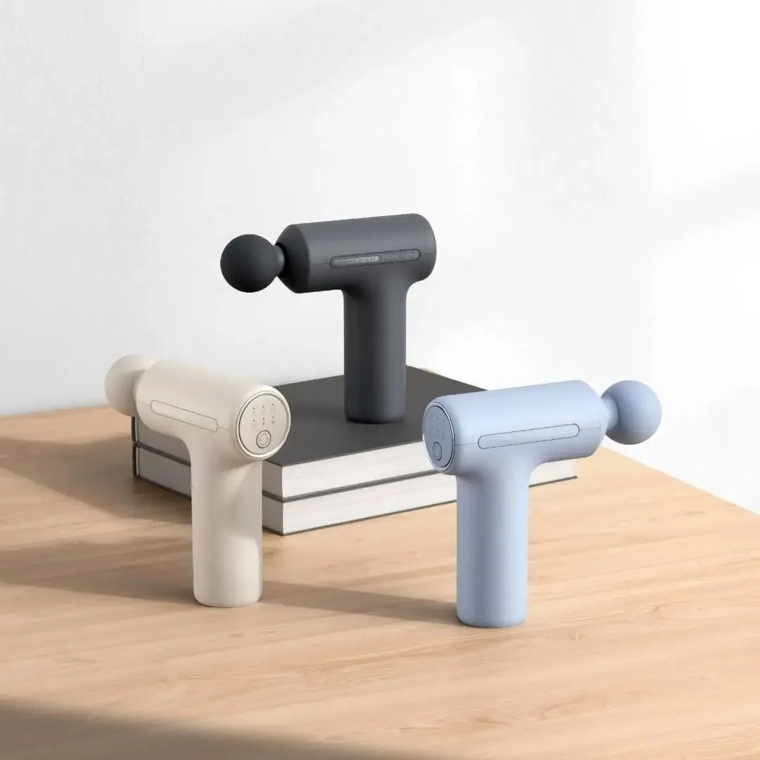2025 XIAOMI Mijia Mini Fascia Gun 3 Portable Muscle Massage Gun 12kg Thrust Brushless Silent Motor 3 Massager Heads Relax Body