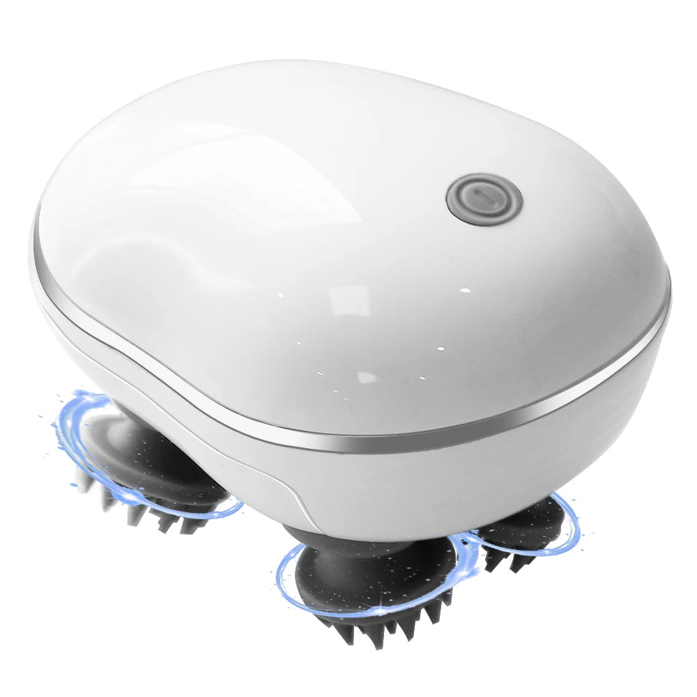 Electric Scalp Head Massager Kneading Vibrating Massage Relax Shoulder Neck Leg Arm Deep Tissue Massage Cat Pet Massager