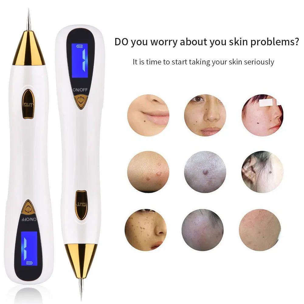 Wart Plasma Remover Pen Mole Removal Tool Laser Beauty Skin Care Anti-Freckle Tag Nevus Dark Age Sweep Spot Tattoo Electric Sets