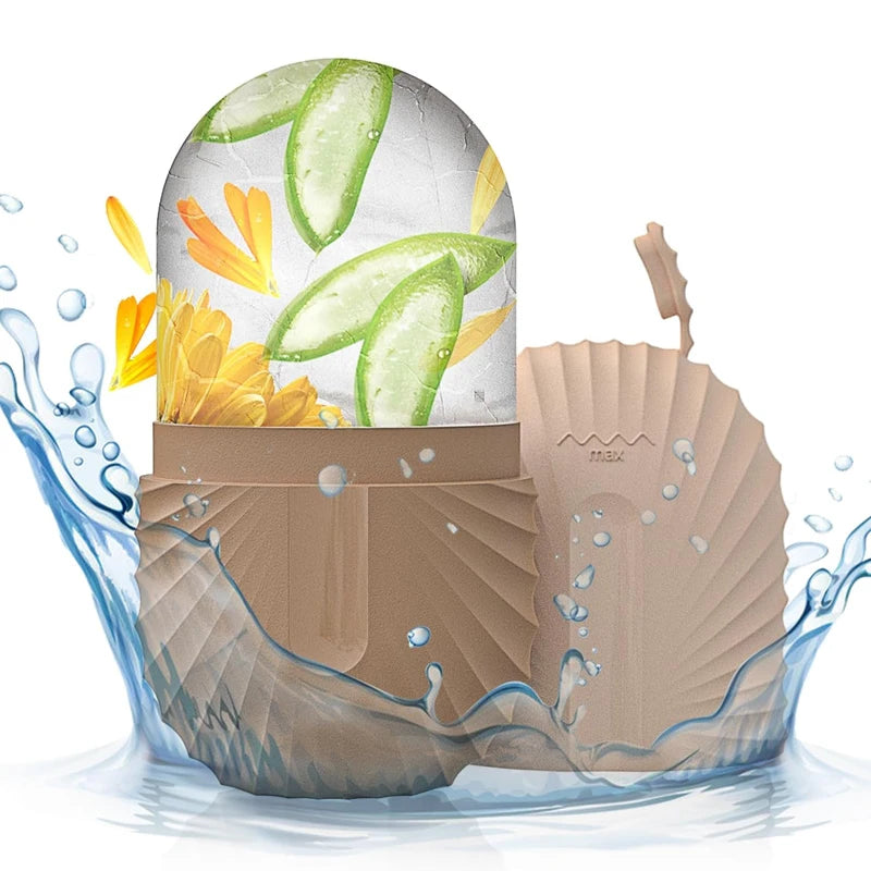 Ice Face Roller – Ice Cube Silicone Mold for Puffiness, Pore Tightening & Glow