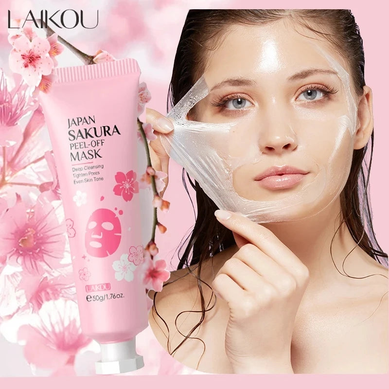 24K Gold Sakura Peel-Off Mask: Anti-Wrinkle and Pore Refiner