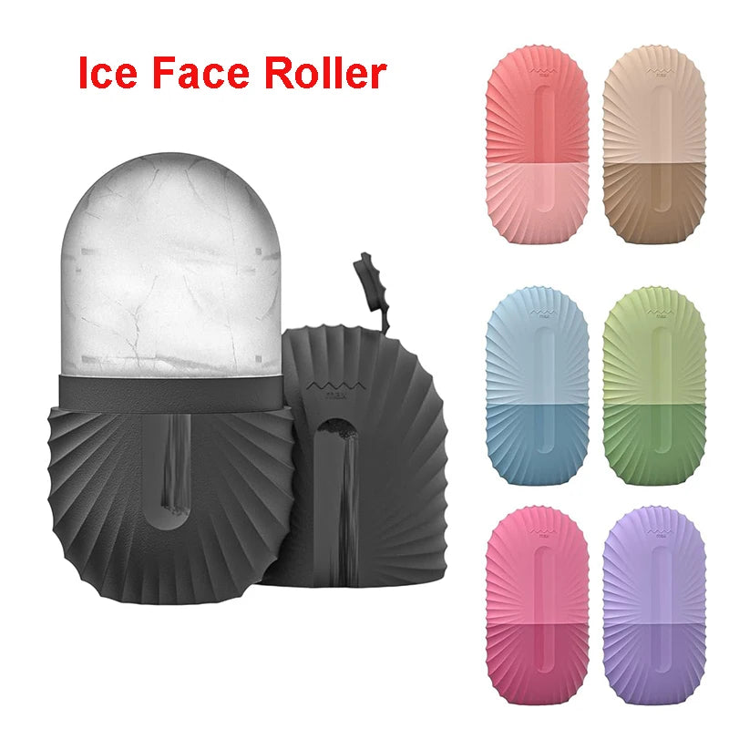 Ice Face Roller – Ice Cube Silicone Mold for Puffiness, Pore Tightening & Glow