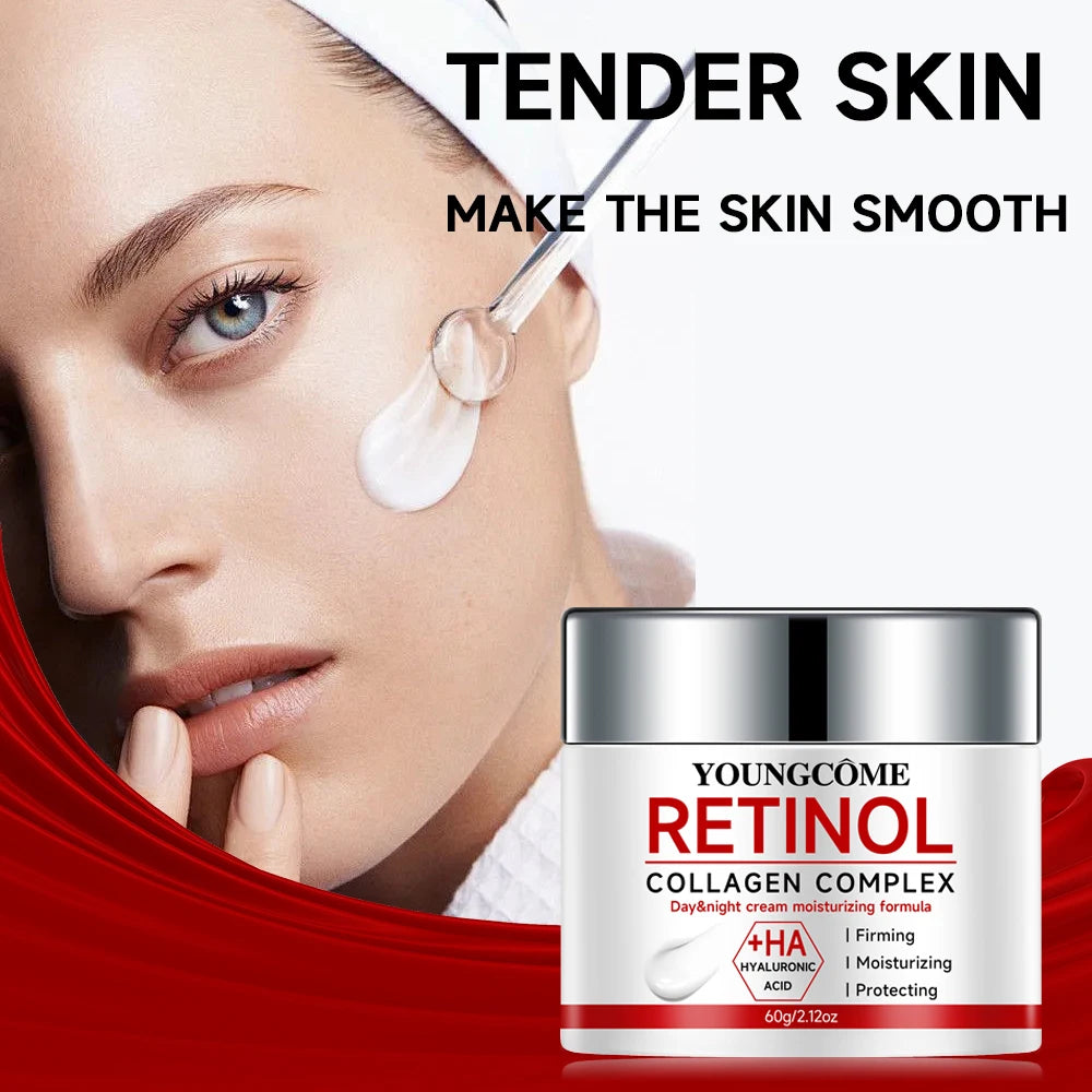 Retinol Lifting Firming Cream Collagen Smooth wrinkles Face Cream Repair Aging Face CreamFor Moisturizer Whitening Brighten Skin
