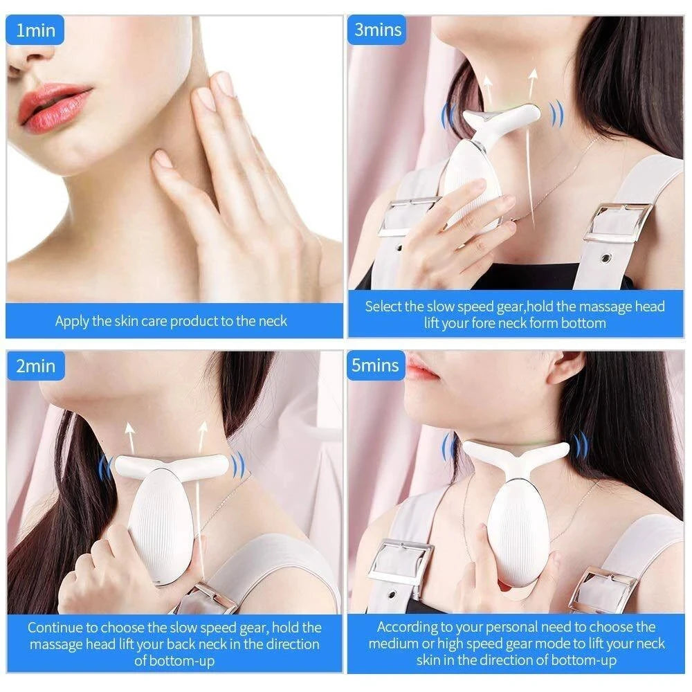 Microcurrent Facial Massager – Instant Lifting, Skin Tightening & Facial Contouring Device